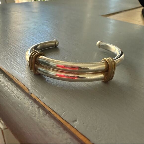 Taxco 925 Sterling Silver Minimalist Bangle Bracelets Set of 3 - Picture 8 of 9